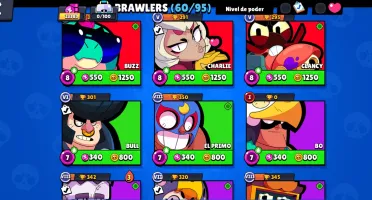 Brawl Stars 11 Hiper ATIVAS vários lendários e 100 Skins
