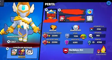 Brawl Stars 11 Hiper ATIVAS vários lendários e 100 Skins