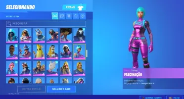 Conta de Fortnite + de 250 skins ( wonder, minty). PC apenas