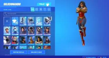 Conta de Fortnite + de 250 skins ( wonder, minty). PC apenas