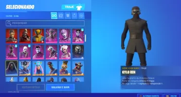 Conta de Fortnite + de 250 skins ( wonder, minty). PC apenas