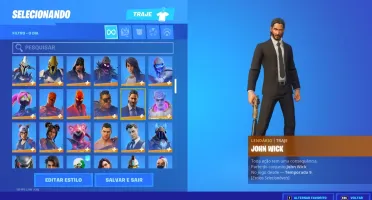 Conta de Fortnite + de 250 skins ( wonder, minty). PC apenas