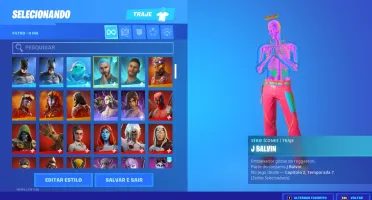 Conta de Fortnite + de 250 skins ( wonder, minty). PC apenas