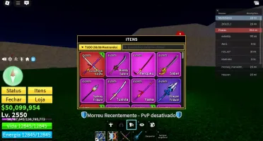 Conta Blox Fruits— Spirit, CDK, V4,2 Hakis Lendários,LV 2550