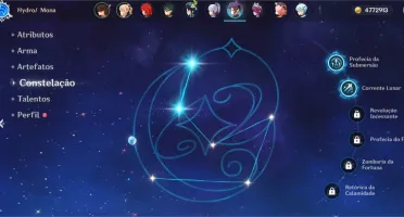 Genshin Impact - Ayaka C1, Zhongli, Xiao, Venti e Armas 5*