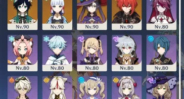 Genshin Impact - Ayaka C1, Zhongli, Xiao, Venti e Armas 5*