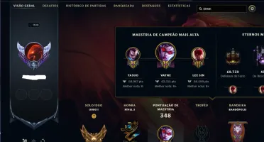 Conta 224 League Of Legends Barato