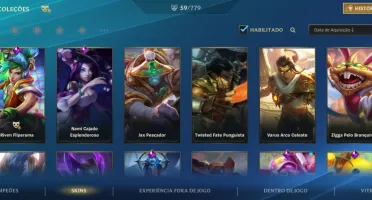 Conta 5 passes 59 skins