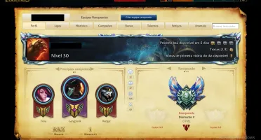 Conta Diamante, Borda Diamante + Skins