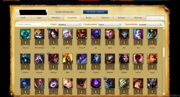 Conta Diamante, Borda Diamante + Skins