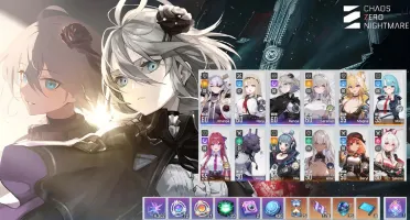 Chaos zero nightmare CZN Level 55 account (Late game)