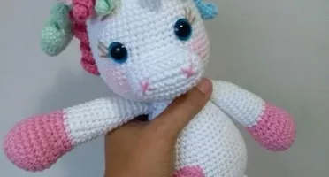 Unicórnio Baby da Artesanato Flor de Lis