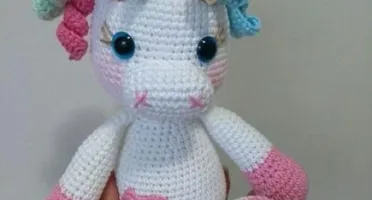 Unicórnio Baby da Artesanato Flor de Lis