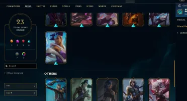 Conta diamante com ícone de mestre e skin ultimate