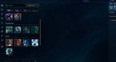Conta diamante com ícone de mestre e skin ultimate