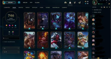 Conta league of legends 746 Skins