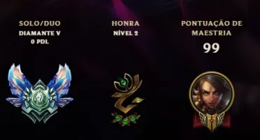 Conta Diamante 5 MMR alto