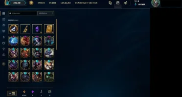 CONTA OURO 1, TODOS OS CHAMPS, 51 SKINS