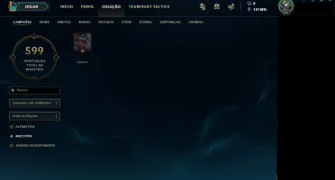 CONTA OURO 1, TODOS OS CHAMPS, 51 SKINS