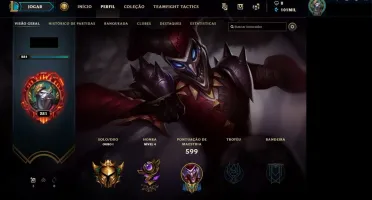 CONTA OURO 1, TODOS OS CHAMPS, 51 SKINS