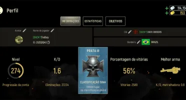 Conta Tacticool lvl 270