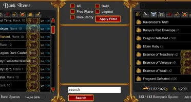 Conta AQW LvL 100 12 anos
