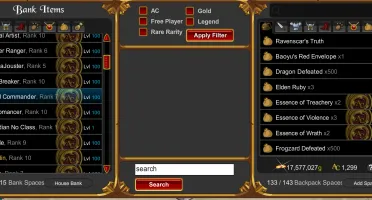 Conta AQW LvL 100 12 anos