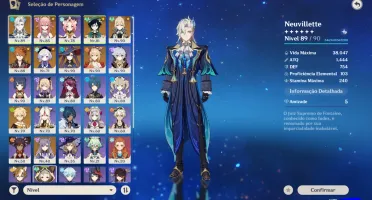 Ar56 com Neuvillete, Yae Miko, Venti, Childe e Yoimiya + ass