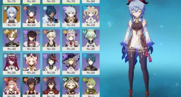 Venti, Zhongli, Ganyu, Yae Miko, Keqing + 2 armas 5* Ar47