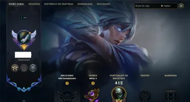 Unranked com 150 Champs e 161 Skins