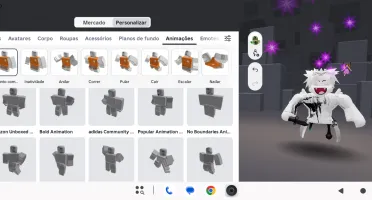Conta com Korblox e várias skin feminina e masculino