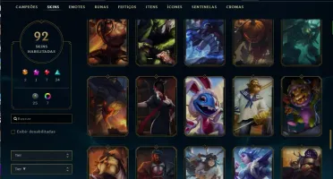 league of legends, diamante 3, 95 skins, nivel 360