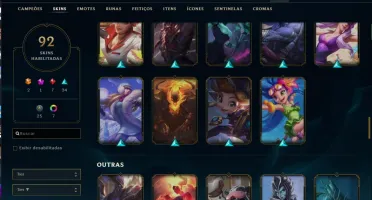 league of legends, diamante 3, 95 skins, nivel 360