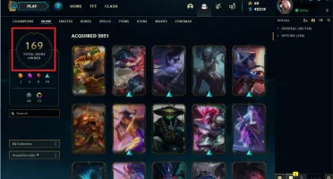 CONTA LOL, LVL 202, 170 SKINS, RANK PLATINA!