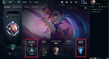 CONTA LOL, LVL 202, 170 SKINS, RANK PLATINA!