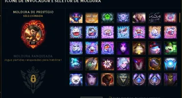 Conta lol todos os personagens+130 skins + 10 gemas + dima4