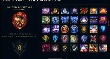 Conta lol todos os personagens+130 skins + 10 gemas + dima4