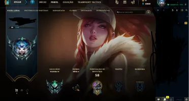 CONTA DE LOL PLATINA 4, c/ AKALI K/DA