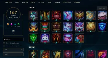 Conta LoL Nivel 165 / 248 Skins / Full Champs