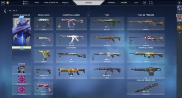Conta Valorant Com Butterfly (e outras skins) Prata 1