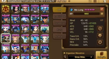 Conta Summoners War