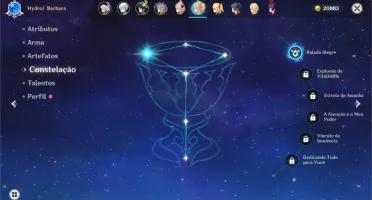 GENSHIN IMPACT AR20, COM VENTI + QIQI COM 1 CONSTELAÇÃO