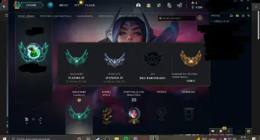 Acc lol platina 4 smurf , sem email verificado , mmr mt bom