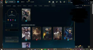 Acc lol platina 4 smurf , sem email verificado , mmr mt bom
