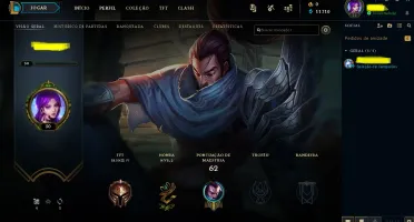 Conta League Of Legends (unranked)