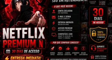 Netflix Premium | Conta Exclusiva 30 Dias