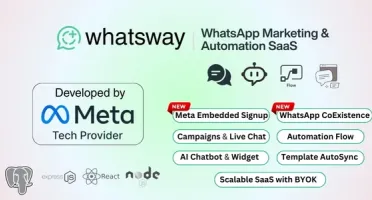 Whatsway - Plataforma SaaS de Marketing e Automação PHP