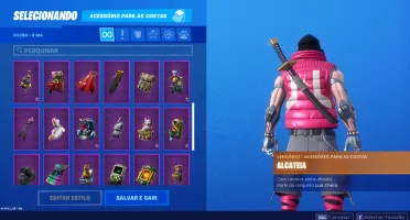 CONTA FORTI COM SALVE O MUNDO E ALGUMAS SKINS BOAS
