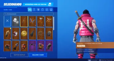CONTA FORTI COM SALVE O MUNDO E ALGUMAS SKINS BOAS