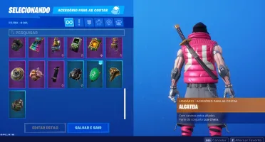 CONTA FORTI COM SALVE O MUNDO E ALGUMAS SKINS BOAS